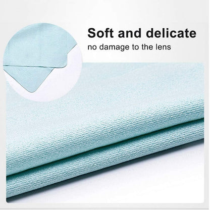 KUOU 2-Pack Hard Shell Eyeglasses Case — Linen Fabric with Drawstring Pouch & Cleaning Cloth