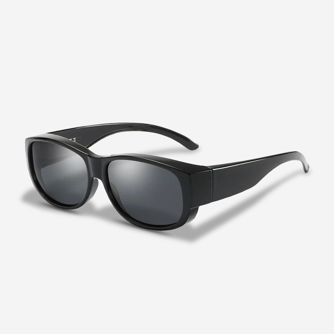 ASCENDARY Fit-Over Sunglasses — Polarized UV400, Slides Over Prescription Glasses
